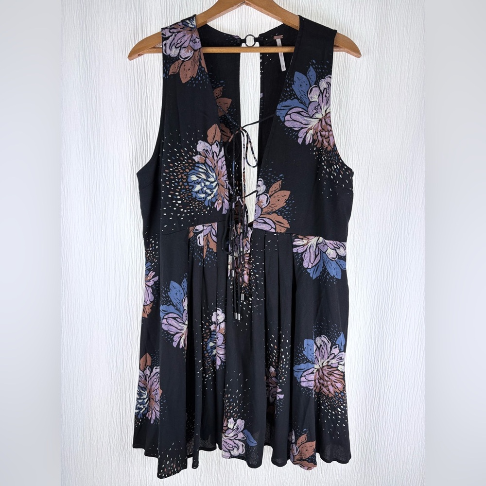 Free People Floral Mini Dress/ Tunic Top, Women’s size XS